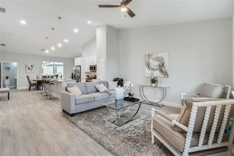 Furnished interior view inside a new home in , Kissimmee (Image 15).