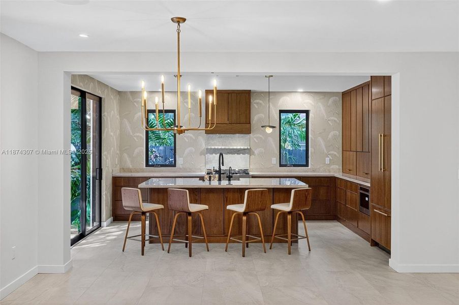 Furnished interior view inside a new home in , Miami (Image 4).