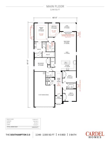 Main Floor:Southampton 3.0 - Longmeadow