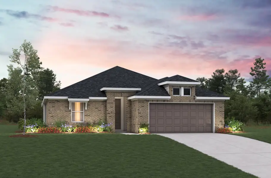 Representative exterior photo of a completed home built from the Brook by Beazer Homes in Sorella, Tomball, TX (Image 2).