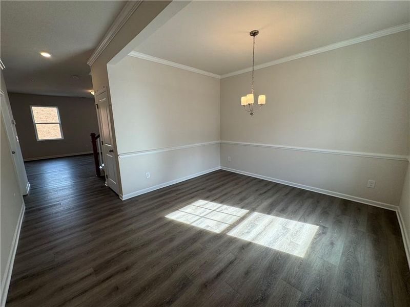 Spacious, unfurnished interior of a new home in The Reserve at Willow Oaks, Canton (Image 13).