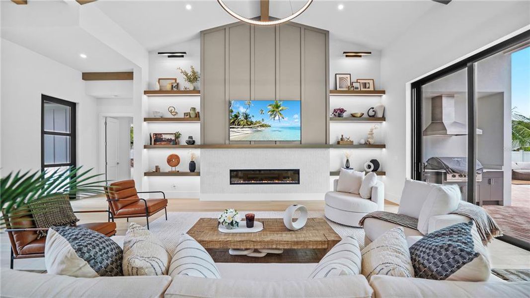 Furnished interior view inside a new home in , Sarasota (Image 28).