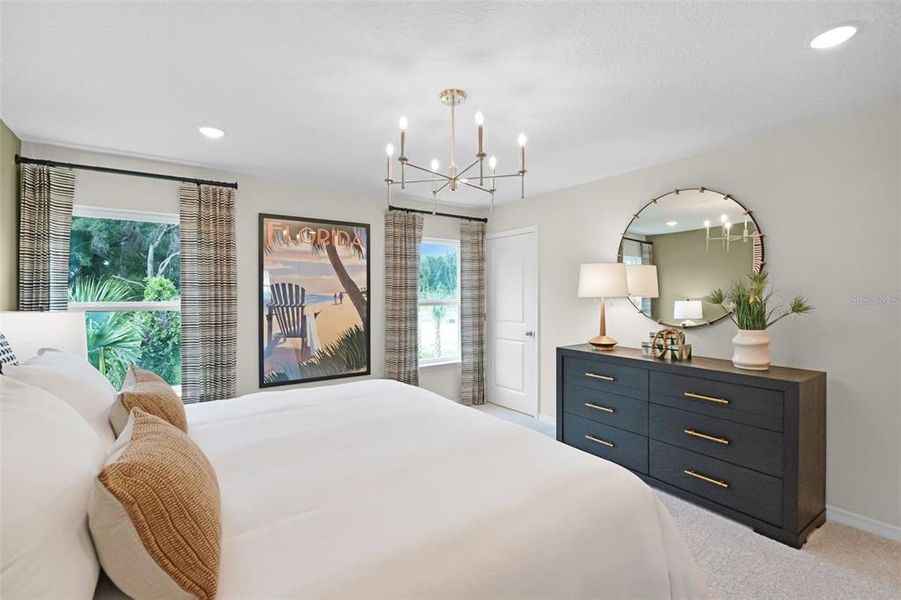 Furnished interior view inside a new home in Delaney Reserve, Deland (Image 28).