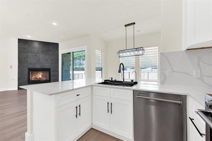 Furnished interior view inside a new home in , McKinney (Image 12).