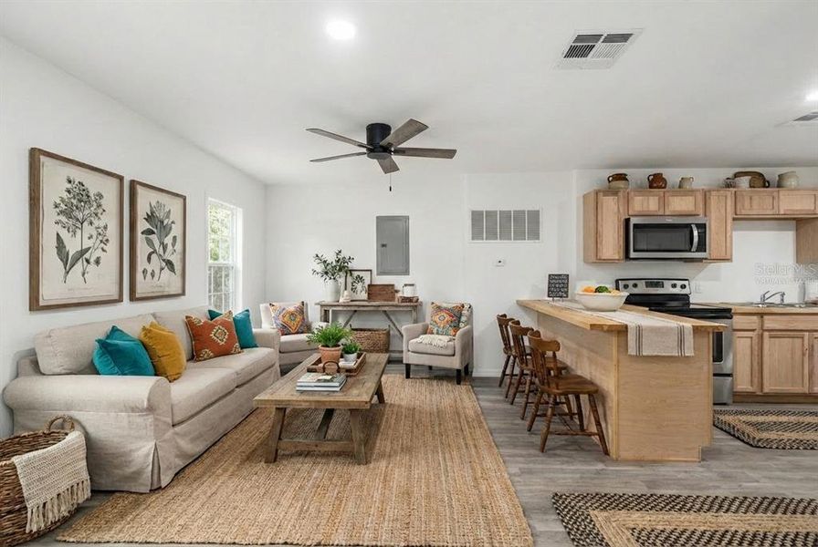 Furnished interior view inside a new home in , Summerfield (Image 12).