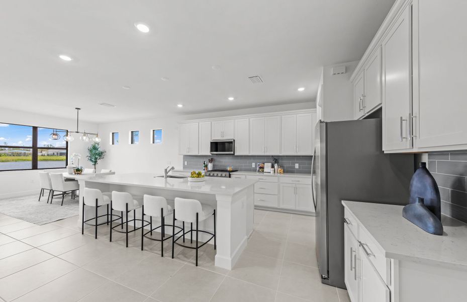 Furnished interior view inside a new home in Arbor Oaks, North Port (Image 11).