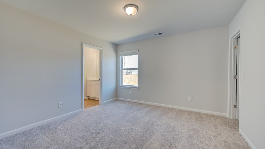 Furnished interior view inside a new home in Riverbend Overlook, Fayetteville (Image 17). Furnished interior view inside a new home in Riverbend Overlook, Fayetteville (Image 17).