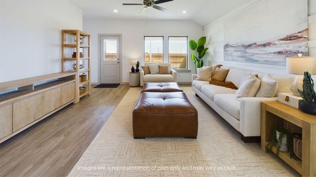 Furnished interior view inside a new home in Overlook West, Wolfforth (Image 16).