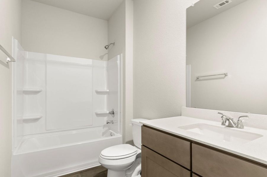Furnished interior view inside a new home in Cloverleaf, Austin (Image 6).