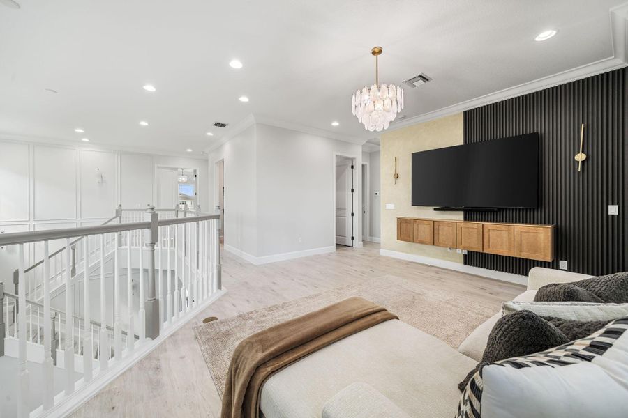Furnished interior view inside a new home in , The Acreage (Image 14). Furnished interior view inside a new home in , The Acreage (Image 14).