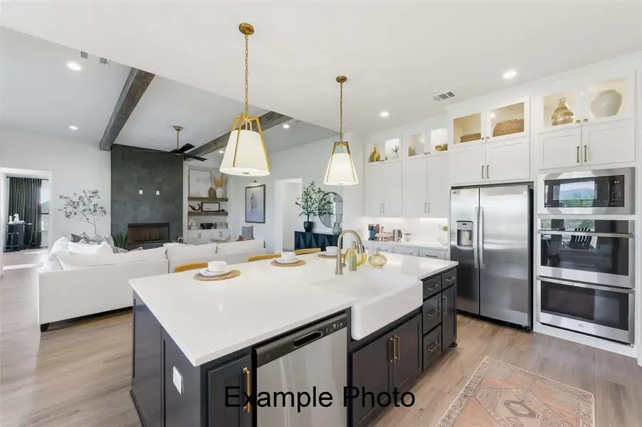 Furnished interior view inside a new home in , Azle (Image 4).