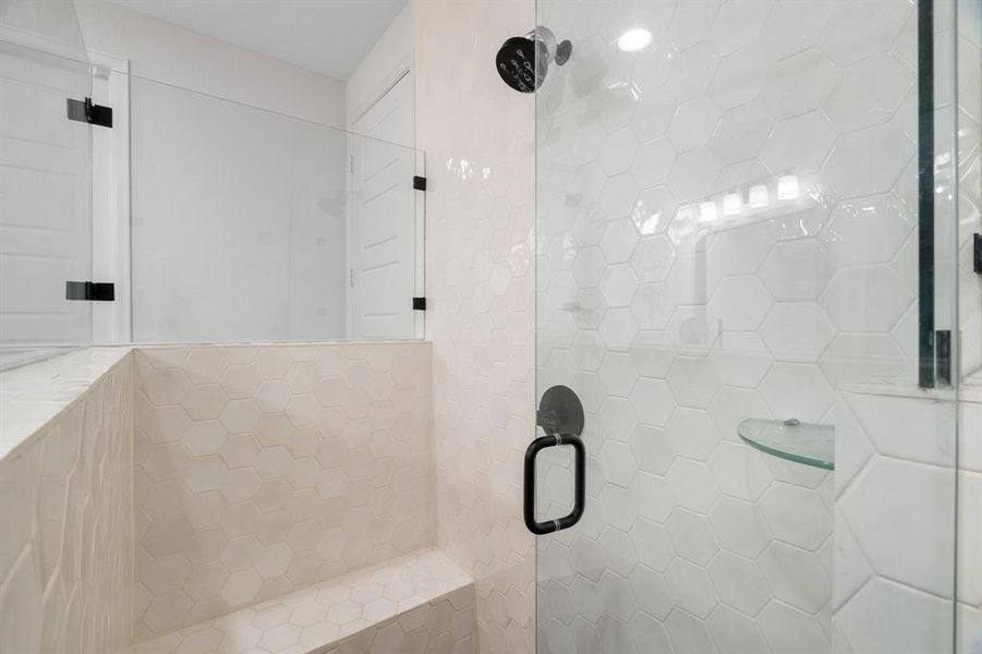 Close-up of interior finishes inside a home in , Fort Worth (Image 20).