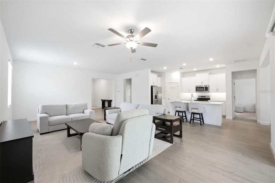 Furnished interior view inside a new home in Angeline Active Adult, Land O' Lakes (Image 9).