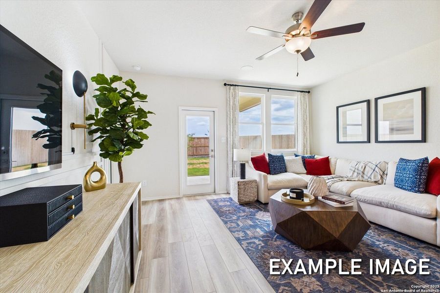 Furnished interior view inside a new home in Agave, San Antonio (Image 10).