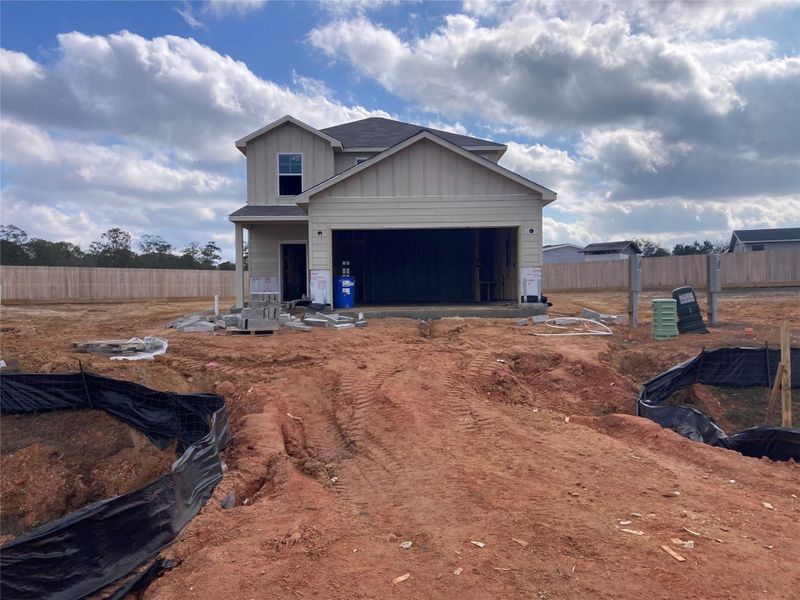 In-progress construction of a new home in Sherwood Glen, Conroe, TX (Image 20).