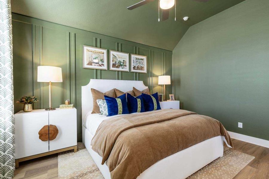 Representative Primary Bedroom - some options shown