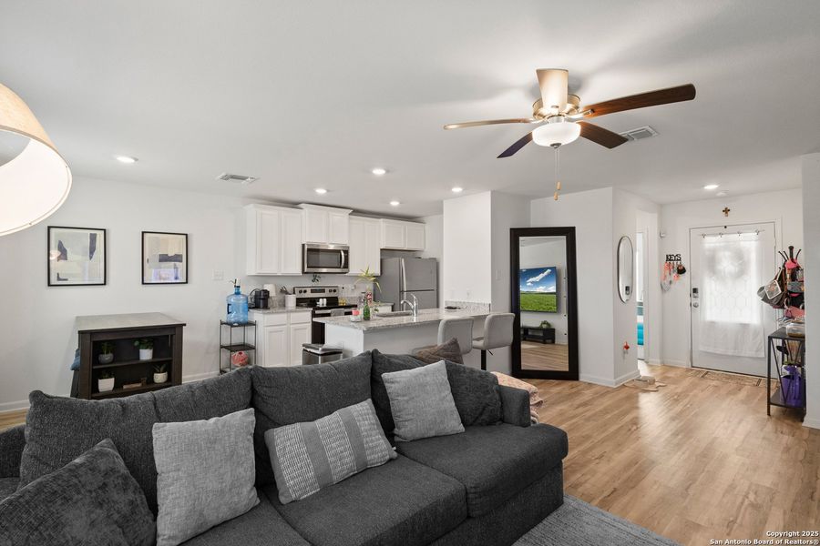 Furnished interior view inside a new home in Rosewood Estates, Lytle (Image 9).