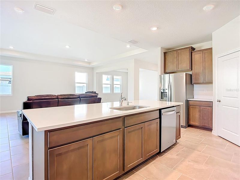 Furnished interior view inside a new home in Mirada, San Antonio (Image 41).