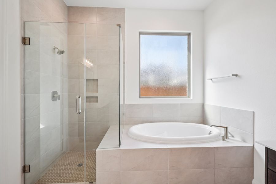 Representative furnished interior of a home built from the Kyle by Risewell Homes in Marvida, Cypress (Image 9).