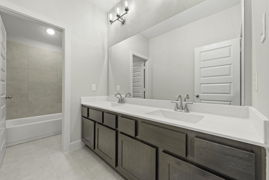 Furnished interior view inside a new home in COLTON®, Montgomery (Image 12). Furnished interior view inside a new home in COLTON®, Montgomery (Image 12).