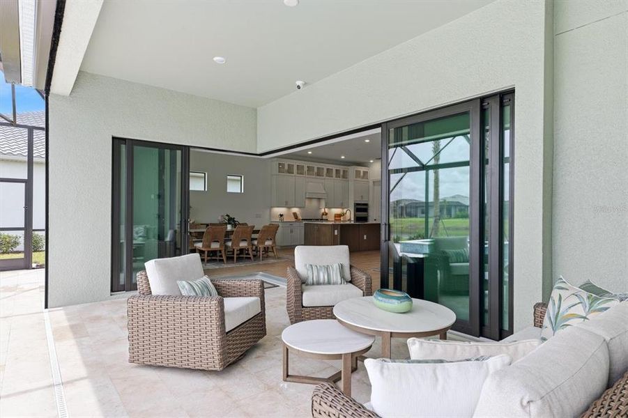 Exterior details and patio area of a home in Del Webb Catalina, Lakewood Ranch (Image 25).