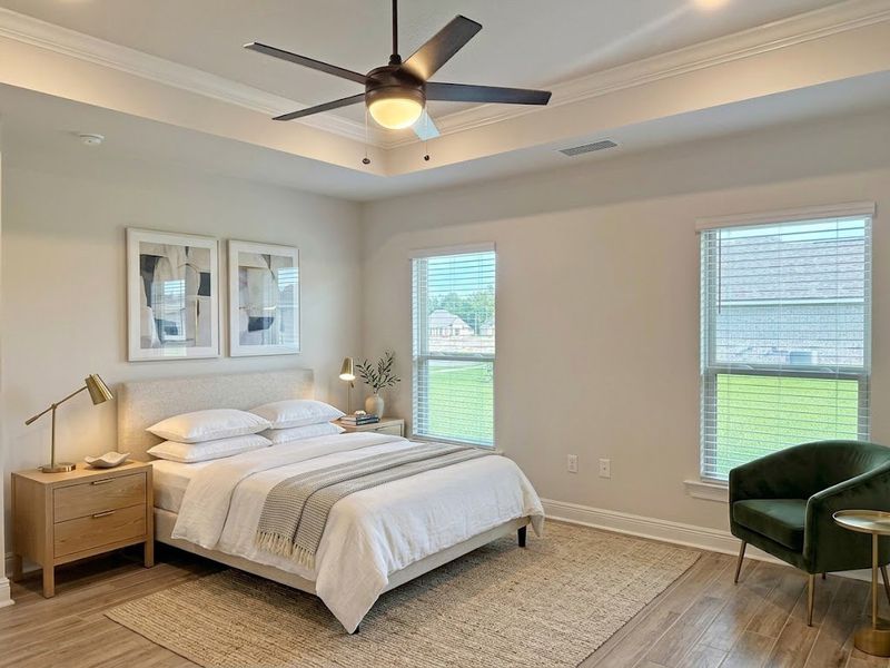 Furnished interior view inside a new home in Bird Song at Hammock Bay, Freeport (Image 4).