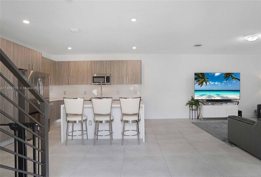 Furnished interior view inside a new home in , Miami (Image 21). Furnished interior view inside a new home in , Miami (Image 21).