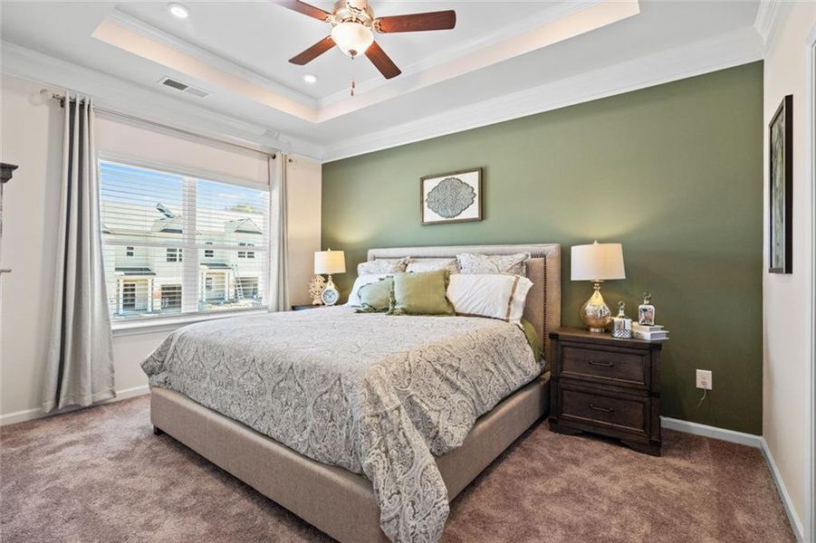 Furnished interior view inside a new home in Johnson Crossing, Cartersville (Image 14).