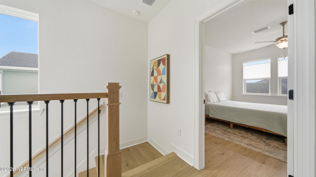 Furnished interior view inside a new home in Seven Pines 40' Front Entry, Jacksonville (Image 44).