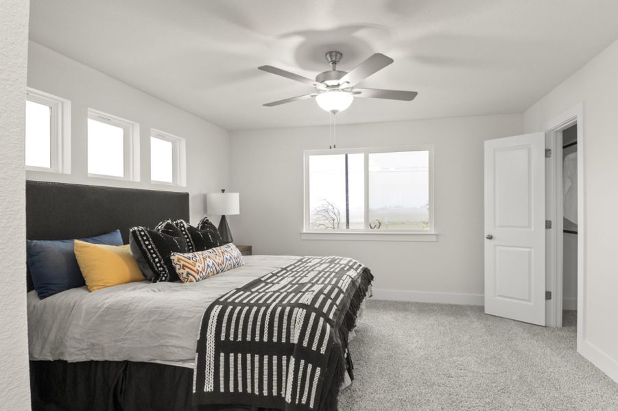 Furnished interior view inside a new home in Saddle Creek Twinhomes, Georgetown (Image 13).