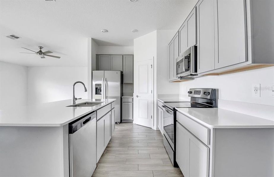 Furnished interior view inside a new home in Old Hickory: Brookstone Collection, St. Cloud (Image 3).