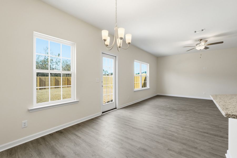 Representative unfurnished interior of a home built from the The Stacy by RTS Homes in Grand Reserve, Hinesville (Image 23). Representative unfurnished interior of a home built from the The Stacy by RTS Homes in Grand Reserve, Hinesville (Image 23).