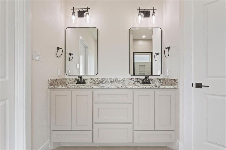 Furnished interior view inside a new home in , Riesel (Image 12).