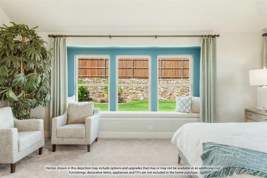 Furnished interior view inside a new home in Timberbrook, Justin (Image 25).