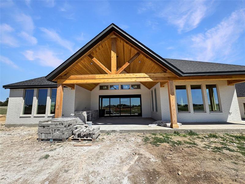 Patio overlooking #5 fairway and largest pond.