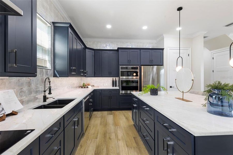 Furnished interior view inside a new home in , St. Petersburg (Image 50).