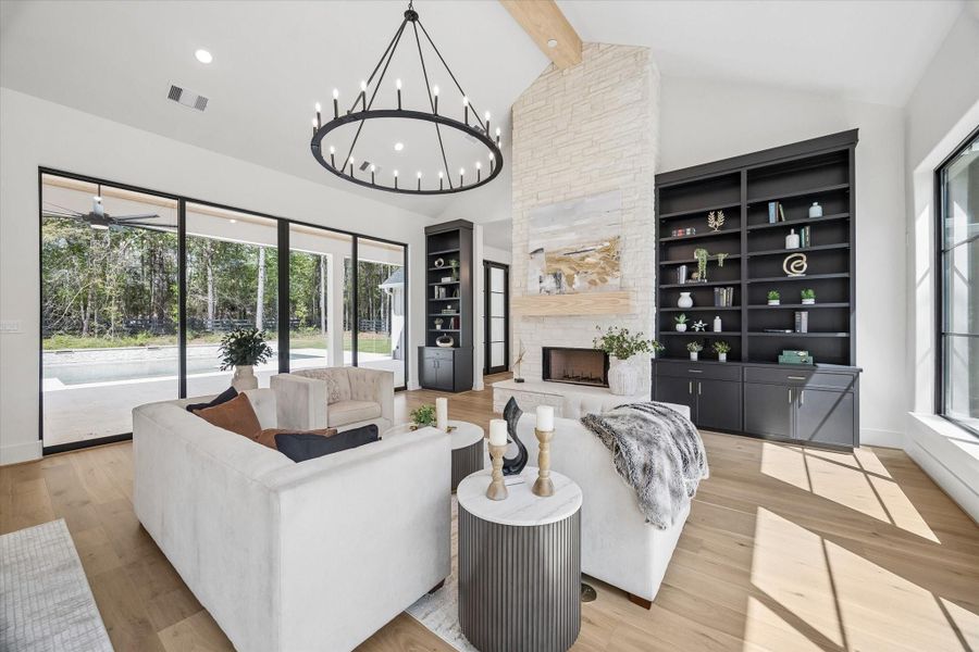 Furnished interior view inside a new home in , Montgomery (Image 17).