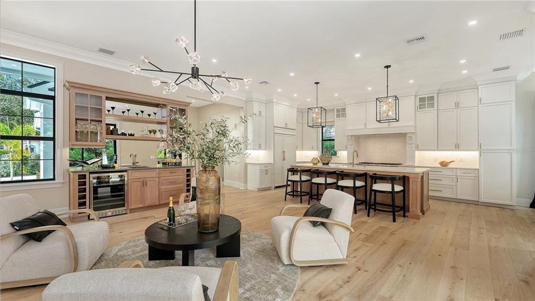 Furnished interior view inside a new home in , Sarasota (Image 5).