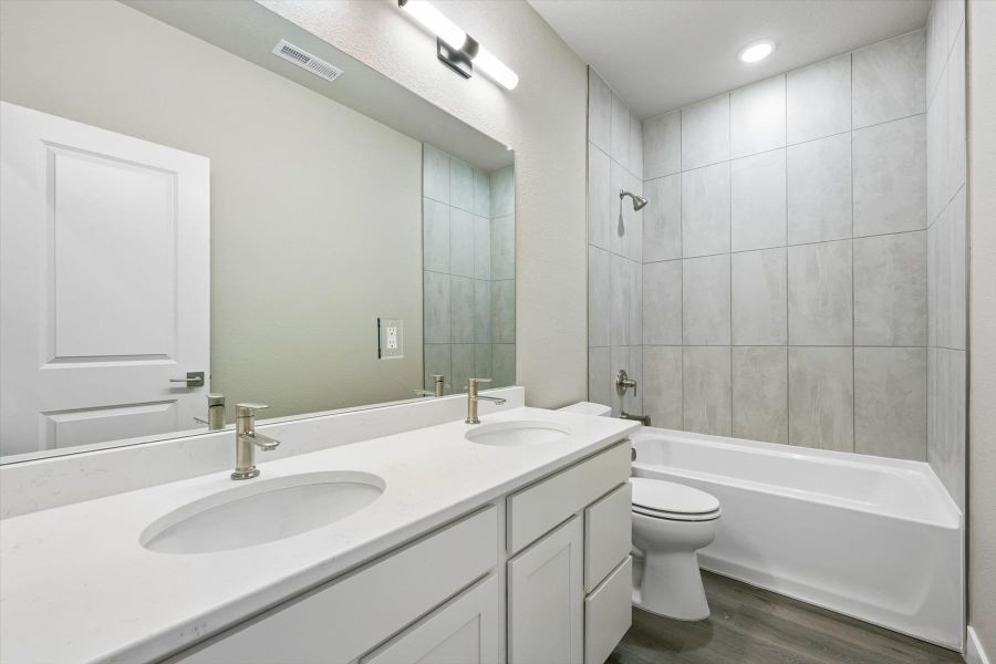 Furnished interior view inside a new home in Baseline Lakes – Brighton, Brighton (Image 10).