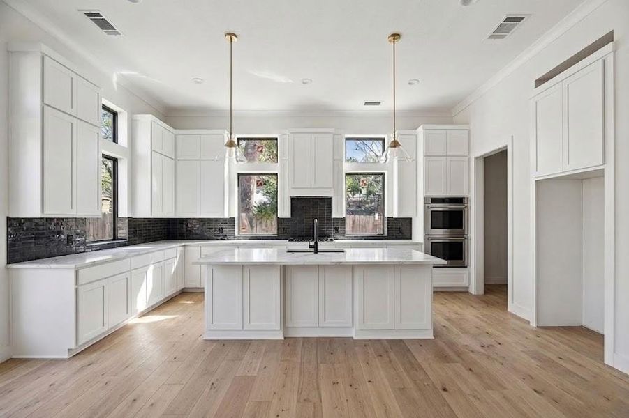 Furnished interior view inside a new home in , Houston (Image 3).
