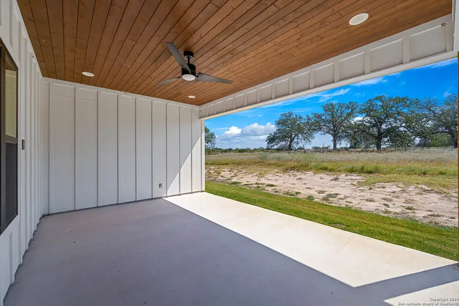 Exterior details and patio area of a home in , Floresville (Image 4). Exterior details and patio area of a home in , Floresville (Image 4).