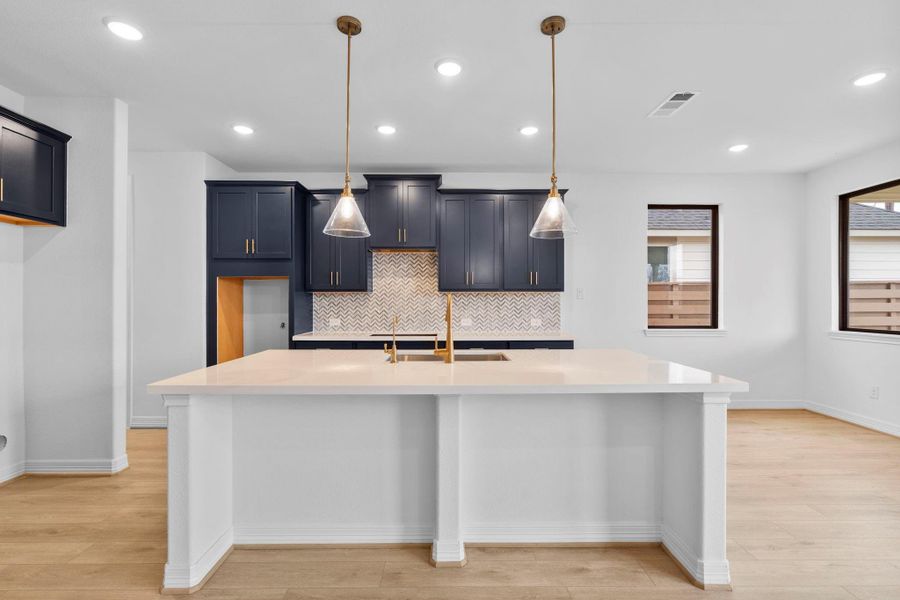 Furnished interior view inside a new home in Austin Point, Richmond (Image 8).