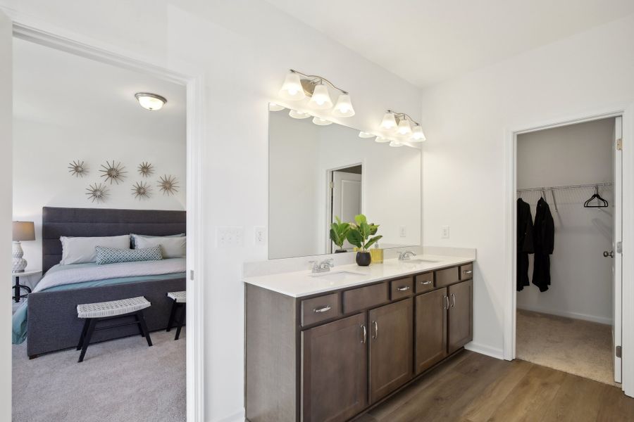 Furnished interior view inside a new home in Wilson Meadows, Clarksville (Image 36).