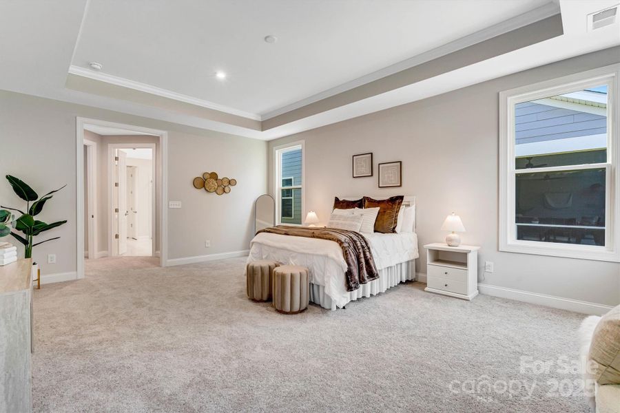 Furnished interior view inside a new home in , Charlotte (Image 16). Furnished interior view inside a new home in , Charlotte (Image 16).