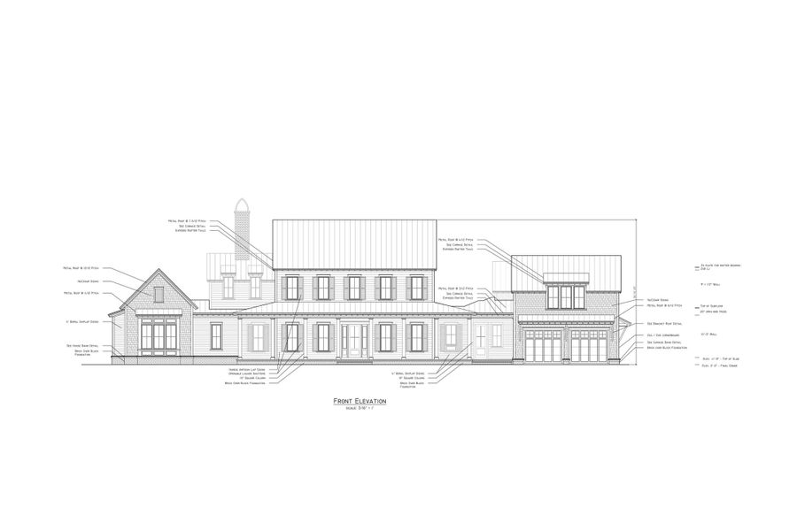 Exterior rendering of this home design in , Mount Pleasant, SC (Image 18).