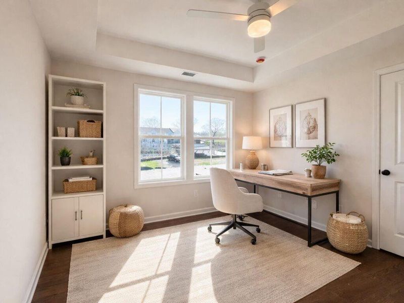 Furnished interior view inside a new home in , Atlanta (Image 7).
