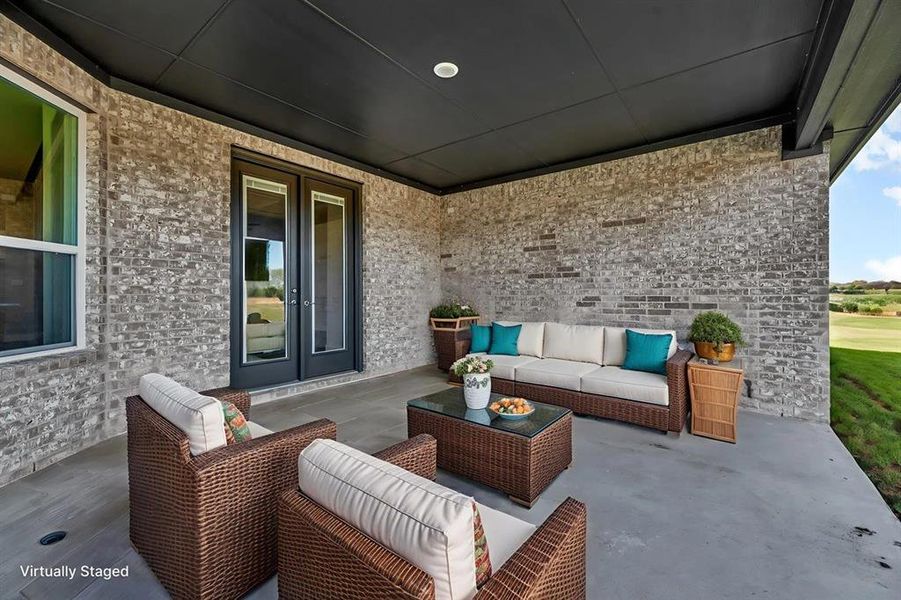 Furnished interior view inside a new home in Fannin Ranch, Leonard (Image 14). Furnished interior view inside a new home in Fannin Ranch, Leonard (Image 14).