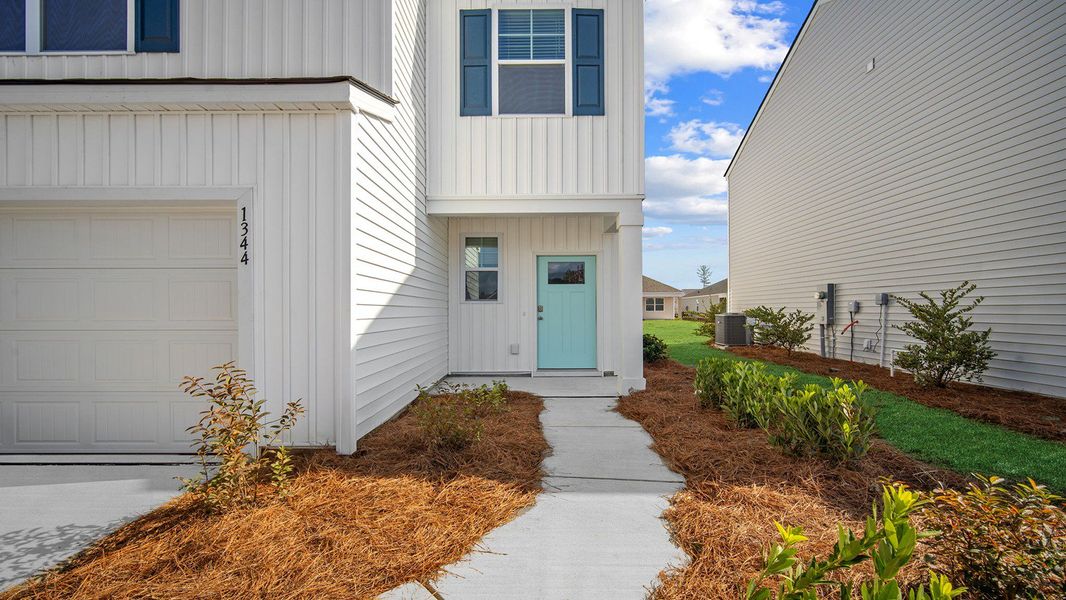 Exterior details and patio area of a home in The Retreat at East Argent, Ridgeland (Image 2).