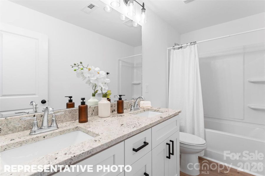 Furnished interior view inside a new home in , Kannapolis (Image 13).