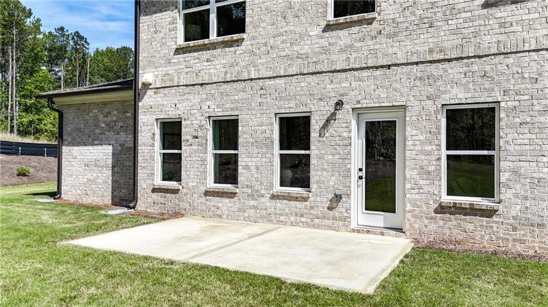 Exterior details and patio area of a home in , Ellenwood (Image 37).